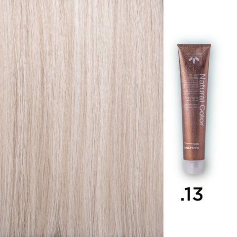 Фото Стійкий професійний перманентний фарбник Solfine Natural Color .13 - тонуючий беж, 100 мл 00038,