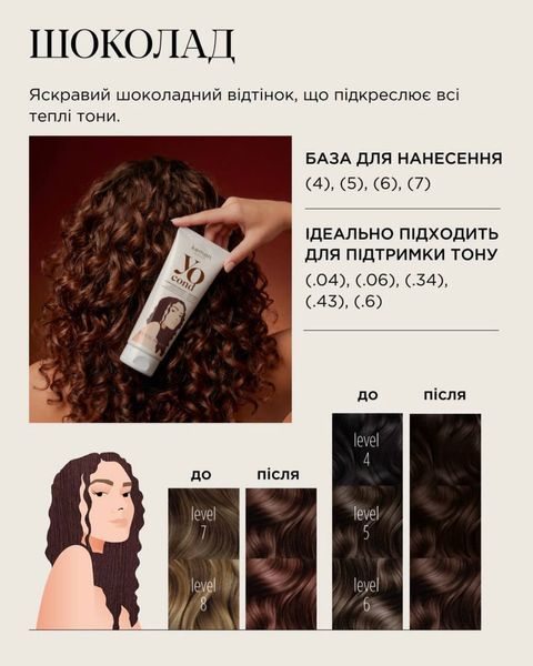 Фото Професійний тонуючий кондиціонер Kemon Yo Cond Chioccolatto Шоколад 00 087 06,
