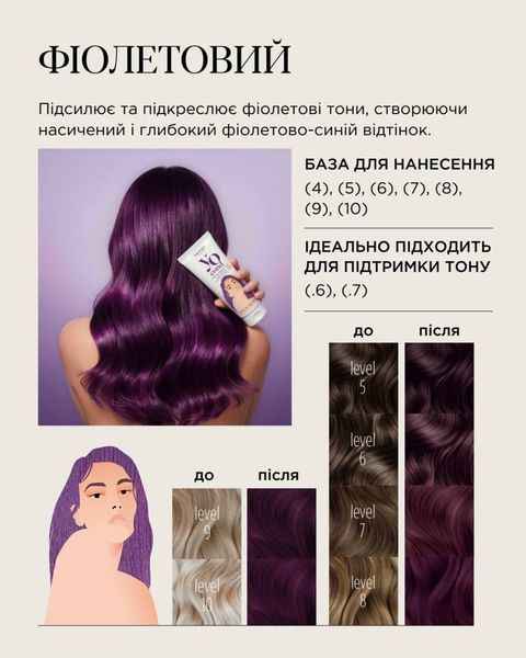Фото Тонуюча маска Фіолетовий Kemon Yo Cond Viola 00 087 17,