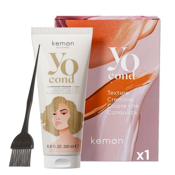 Фото Професійний кондиціонер Kemon Yo Cond Beige Бежевий 00 087 08,